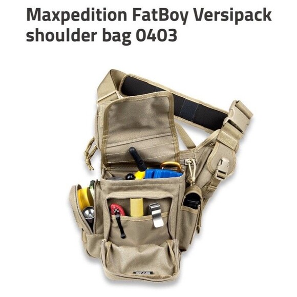 Maxpedition FatBoy Versipack Shoulder Bag / Concealed Carry Utility Bag Travel - Picture 2 of 15